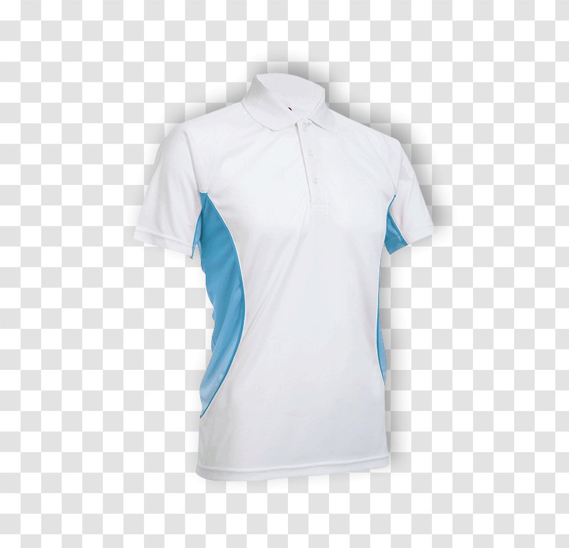 T-shirt Sleeve Polo Shirt Tennis - Electric Blue Transparent PNG