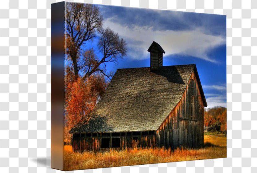 Farmhouse Roof Property Painting - Sky - Old Barn Transparent PNG