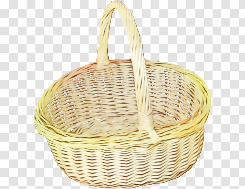 Basket Wicker Storage Basket Picnic Basket Gift Basket Transparent PNG