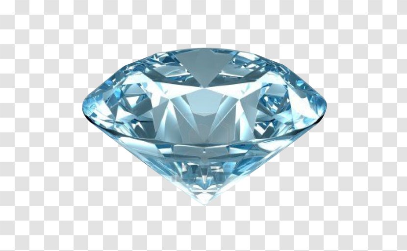 Blue Diamond Moissanite Gemstone Cut - Jewellery Transparent PNG