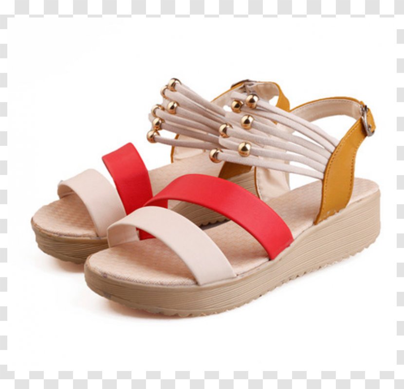 Sandal Flip-flops Fashion Wedge Platform Shoe Transparent PNG