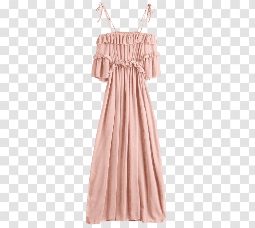 Dress Chiffon Ruffle Clothing Sleeve - Ball Gown Transparent PNG