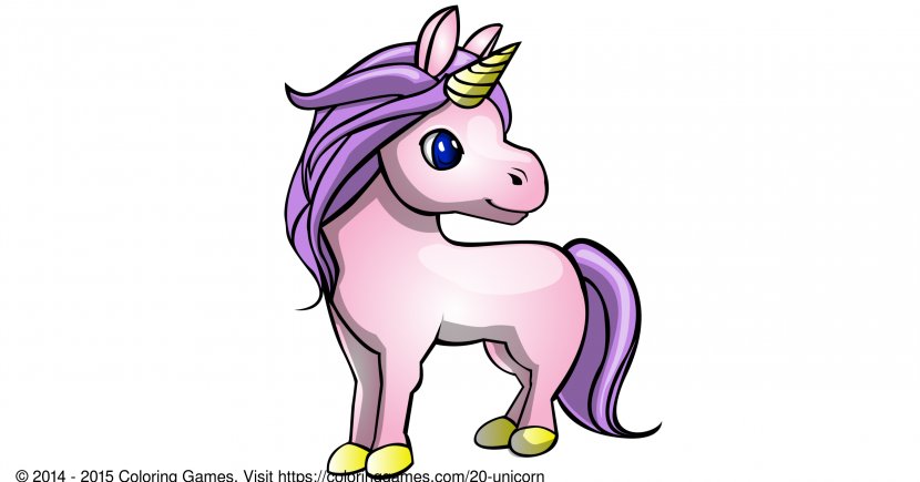 The Princess And Unicorn Coloring Book - Cartoon Transparent PNG