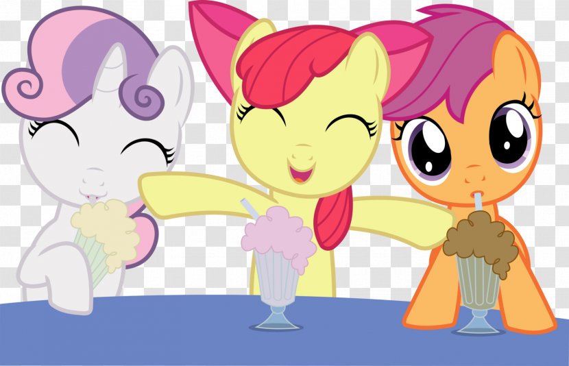 Pinkie Pie Twilight Sparkle Rarity Cutie Mark Crusaders Applejack - Flower - Milkshake Transparent PNG