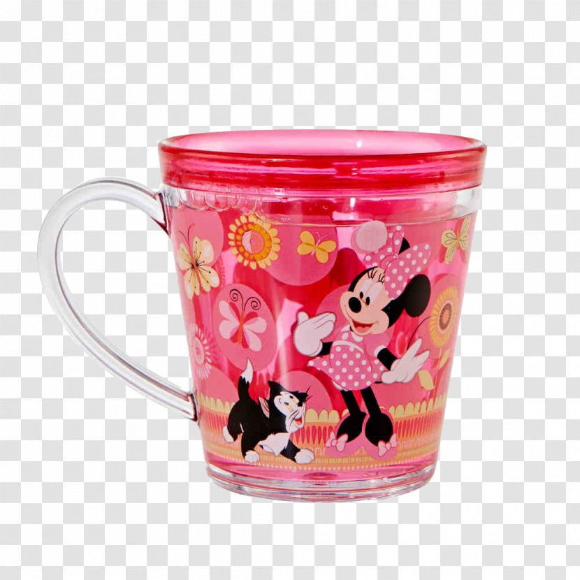 Minnie Mouse Mickey The Walt Disney Company - Heart - Cup Transparent PNG
