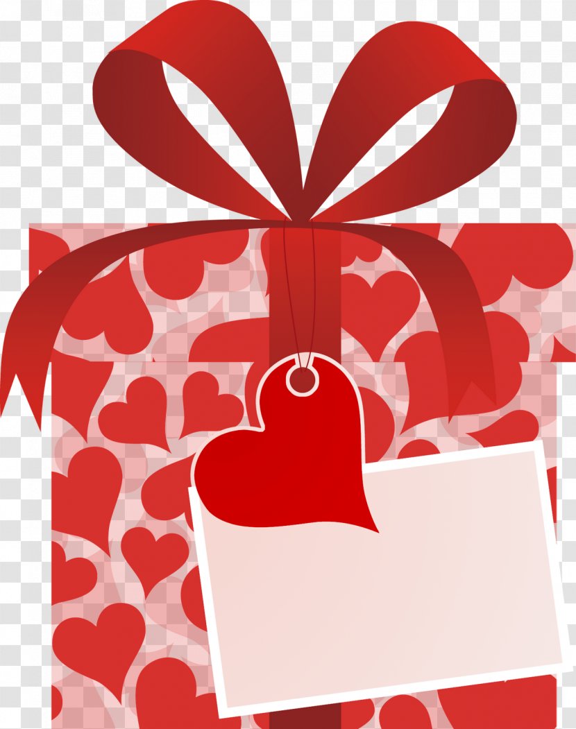 Gift Box Paper Clip Art - Heart - Presente Transparent PNG
