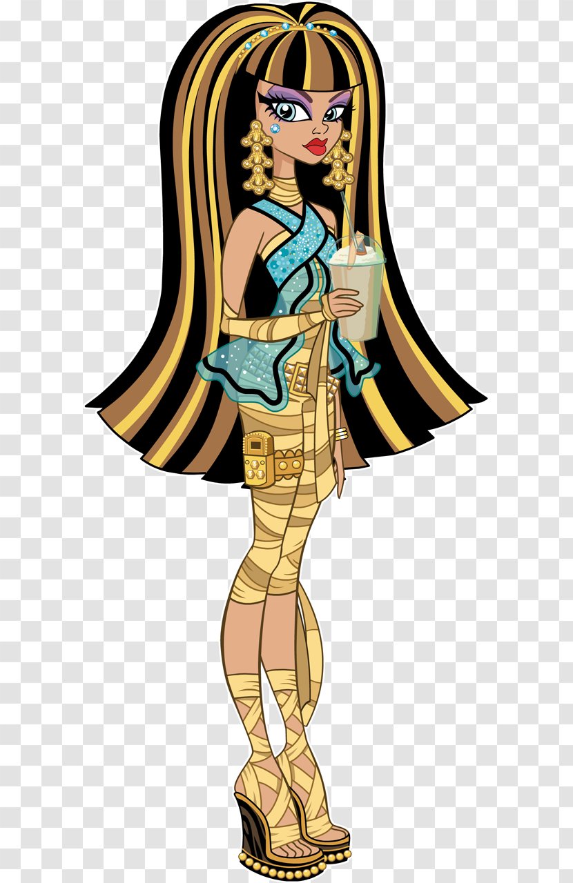 Monster High Cleo De Nile Ghoul Doll Toy - Mythical Creature Transparent PNG
