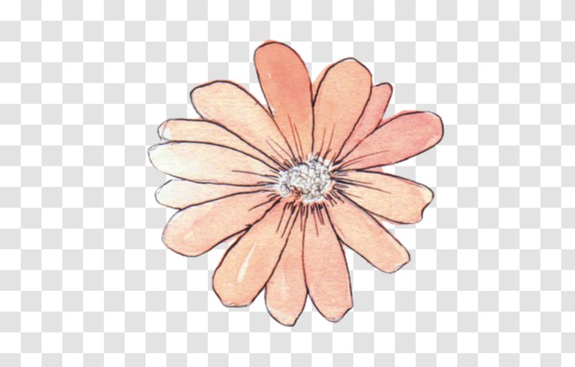 Paper Drawing Flower Watercolor Painting Sticker - Body Jewelry Transparent PNG