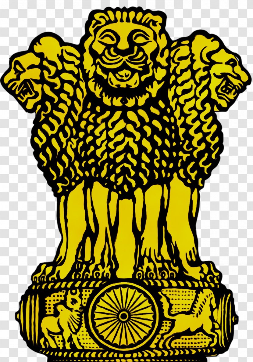 Lion Capital Of Ashoka Sarnath State Emblem India National Symbols Pillars - Symbol Transparent PNG