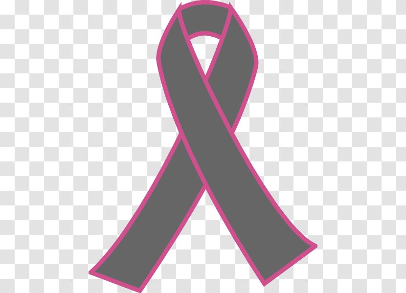 Disease Awareness Ribbon Clip Art - Violet - Brain Cancer Transparent PNG