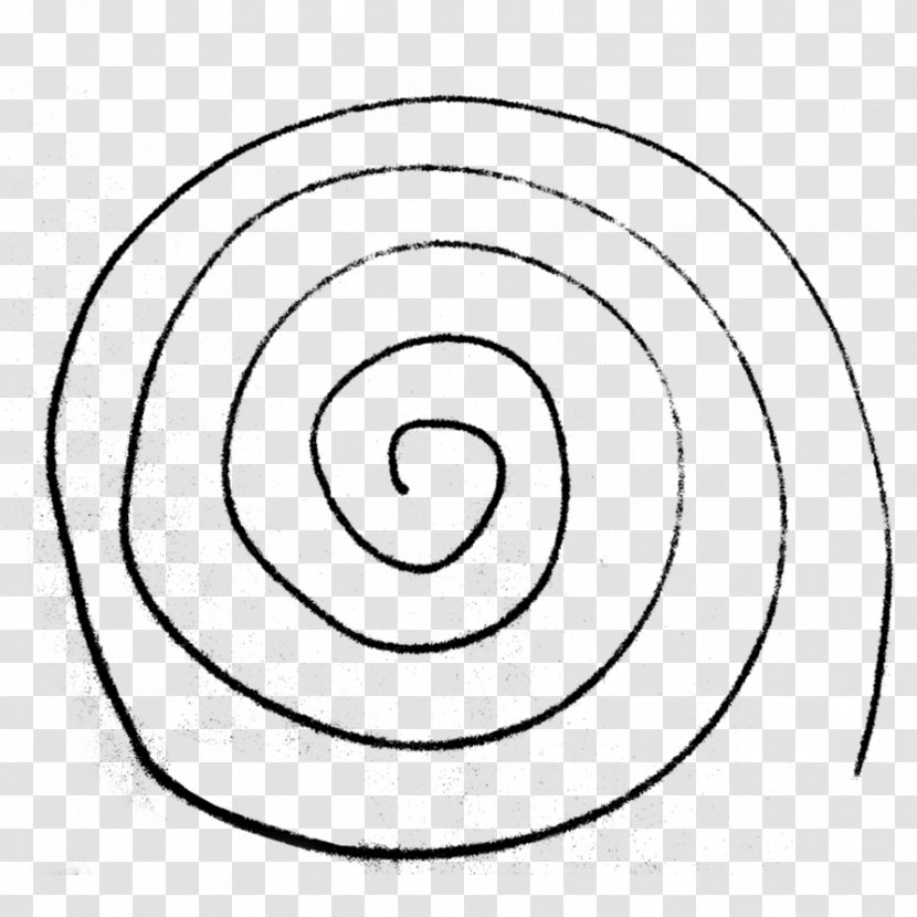 Hair Drawing Circle Line Art - Spiral - Swirl Transparent PNG