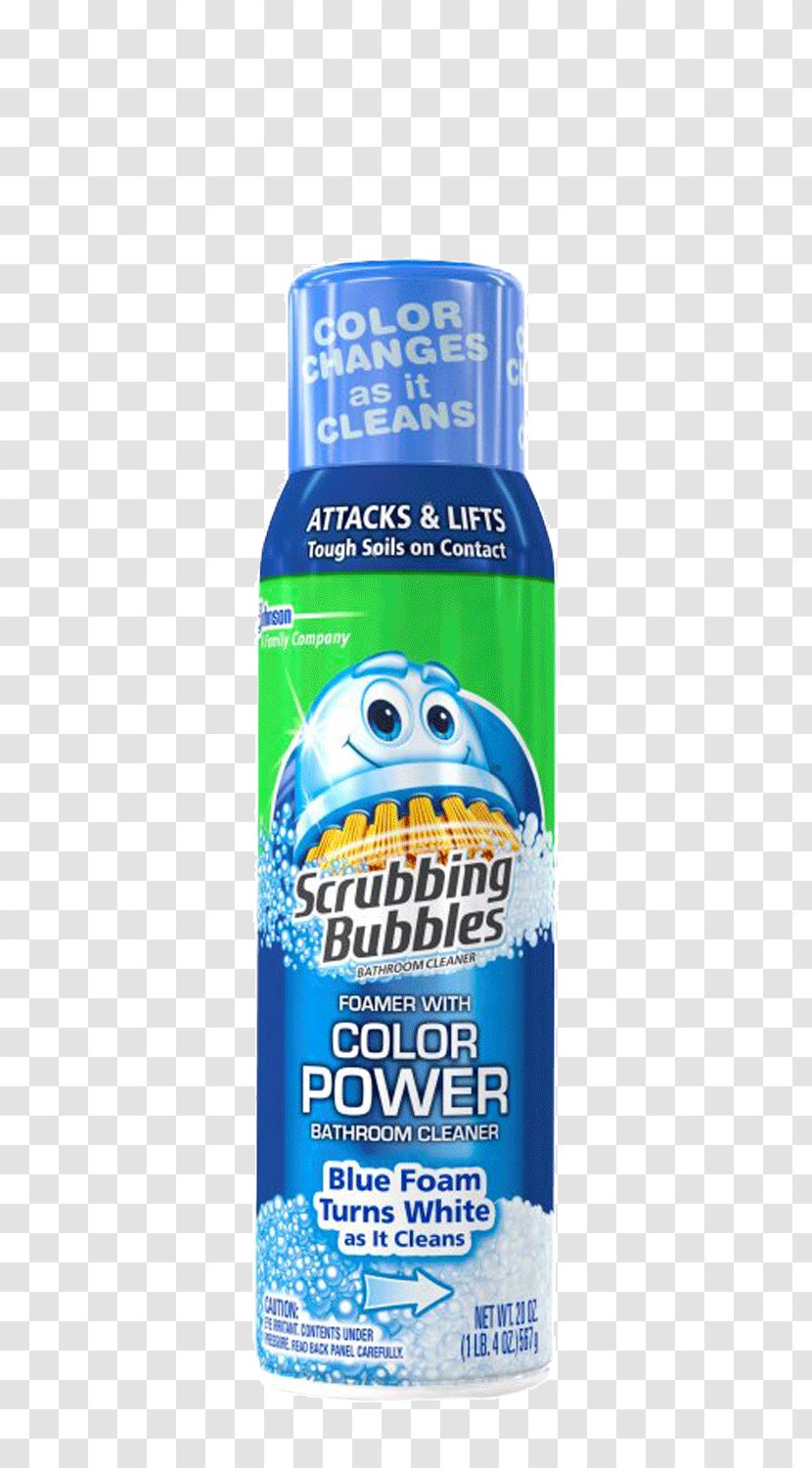 Scrubbing Bubbles Toilet Cleaner Bathroom Foam Cleaning - Lysol - Shower Transparent PNG