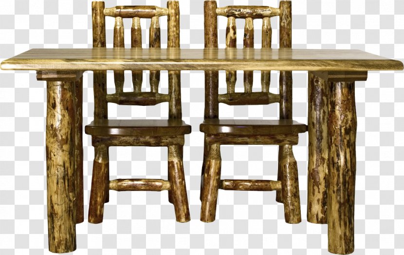 Table Chair Furniture Matbord Desk - Log Tables Transparent PNG
