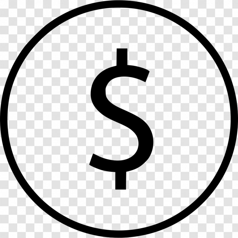 Dollar Sign United States Money - Number Transparent PNG