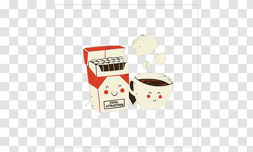 Coffee Cigarette Pack - Flower - Cigarettes And Friend Transparent PNG