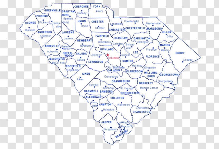 North Dillon County, South Carolina Spartanburg Greer Oklahoma Map - City Transparent PNG