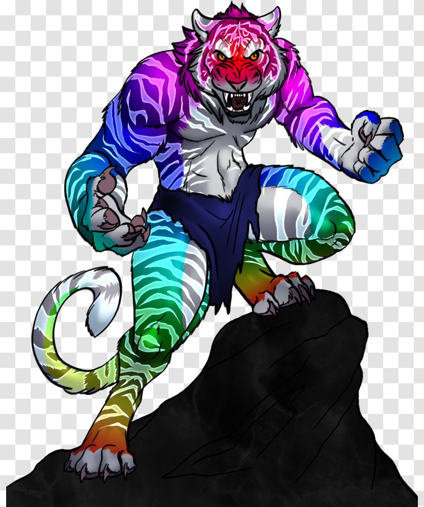 Legendary Creature Dragon Manticore Art Bitje - Supervillain - Ferocious Tiger Transparent PNG