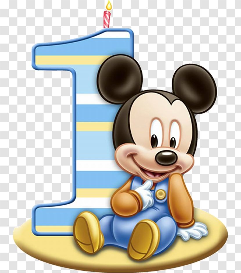 Mickey Mouse Minnie Birthday Cake Frosting & Icing - Wedding Topper - 1st Transparent PNG