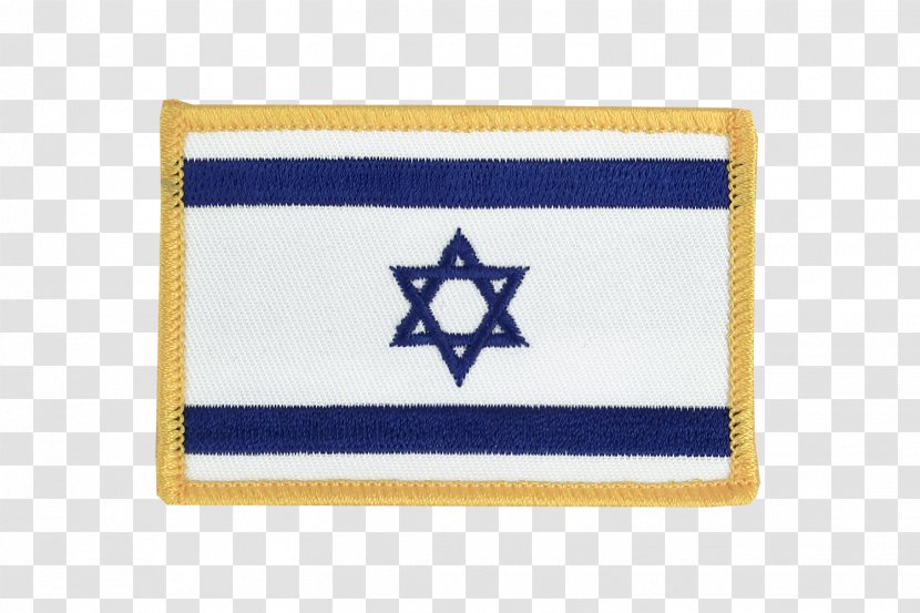 Flag Of Israel Patch Palestine - Hexagram - Sicily Transparent PNG