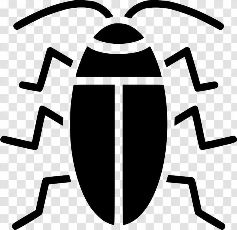 Cockroach Royalty-free - Black And White - Roach Transparent PNG
