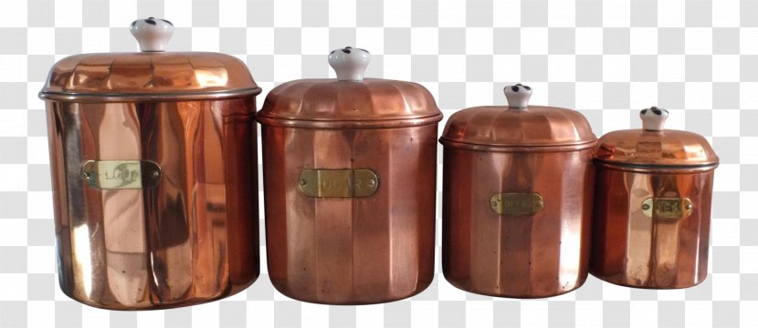 Copper Lid Food Storage Containers Metalutil Indústria E Comércio Delft - Cylinder Transparent PNG