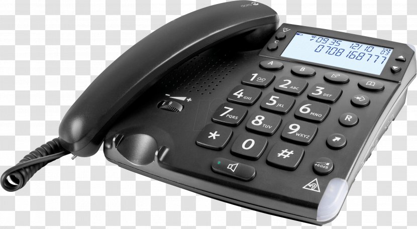 DORO Magna 4000 Corded Phone - Home Business Phones - Black Telephone & Mobile PhonesOthers Transparent PNG