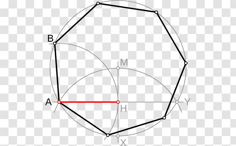 Heptagon Circle Point Geometry Polygon Transparent PNG