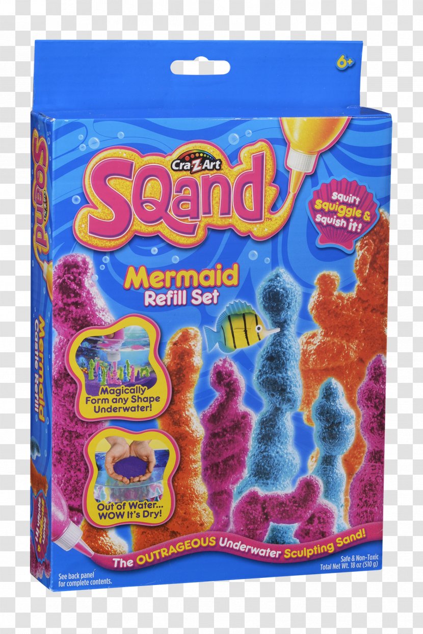 Magic Sand Toy Child Game - Mermaid - Set Transparent PNG
