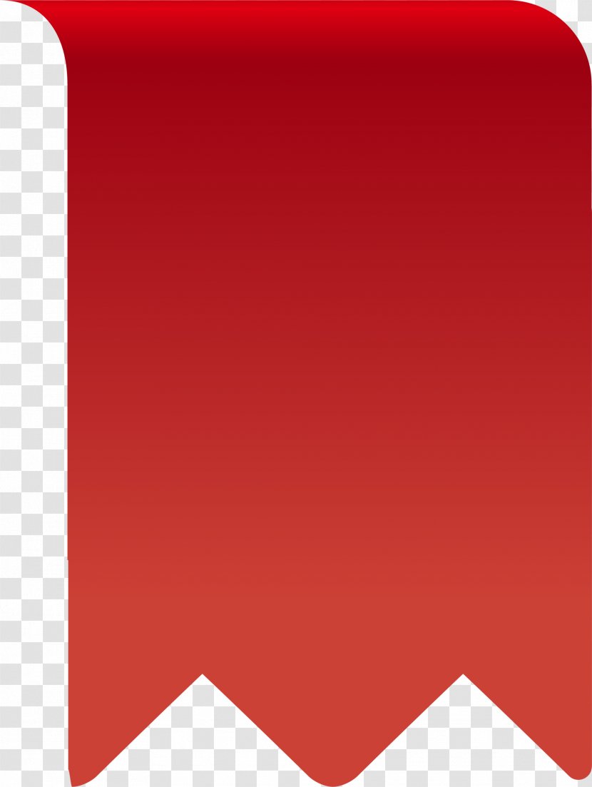 Red Angle Pattern - The Ribbon Banner Transparent PNG