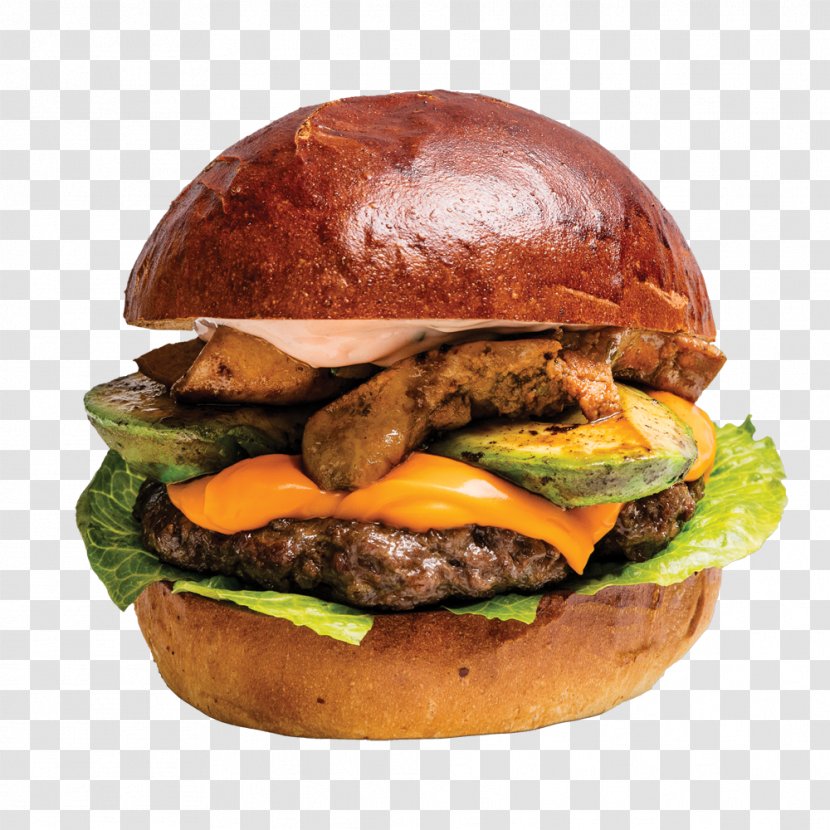Cheeseburger Hamburger Buffalo Burger Veggie Patty - Restaurant Transparent PNG