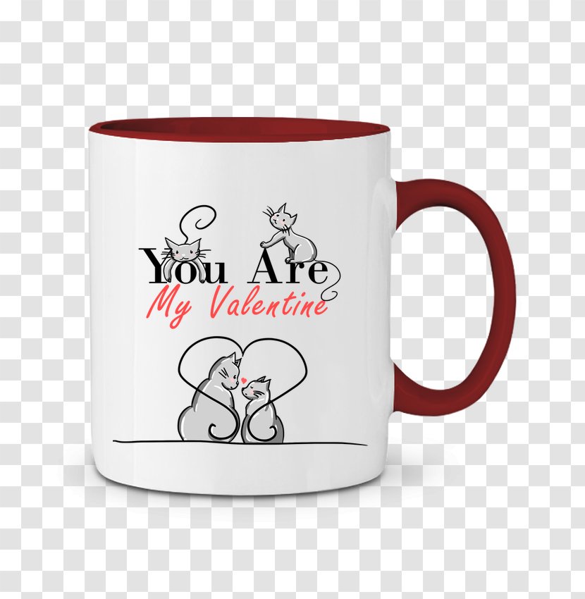 Coffee Cup Cat Mug Teacup - Heart Transparent PNG