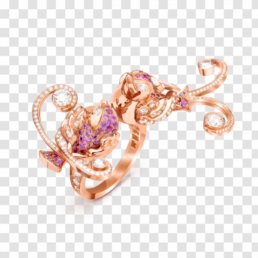 Van Cleef & Arpels Earring Jewellery Gold - Colored - Finger Ring Transparent PNG