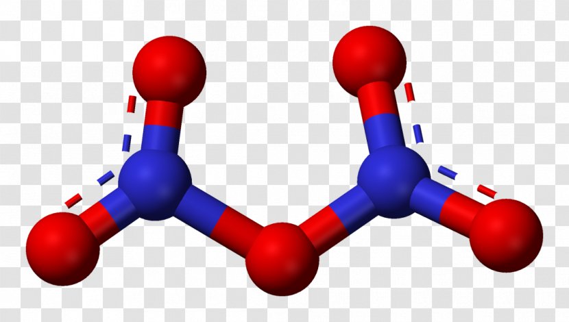 Chlorine Nitrate Ball-and-stick Model Chloride Molecule - Atom - Nitrogen Transparent PNG