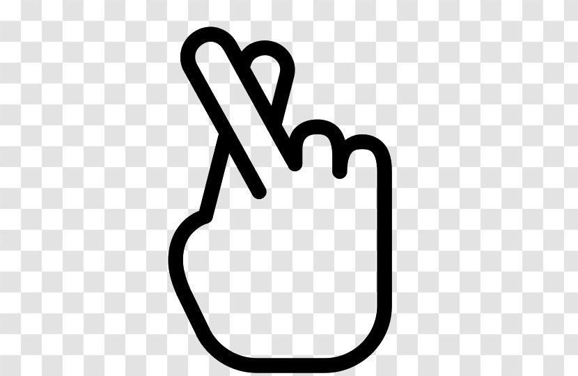 Crossed Fingers The Finger Clip Art - Text Transparent PNG