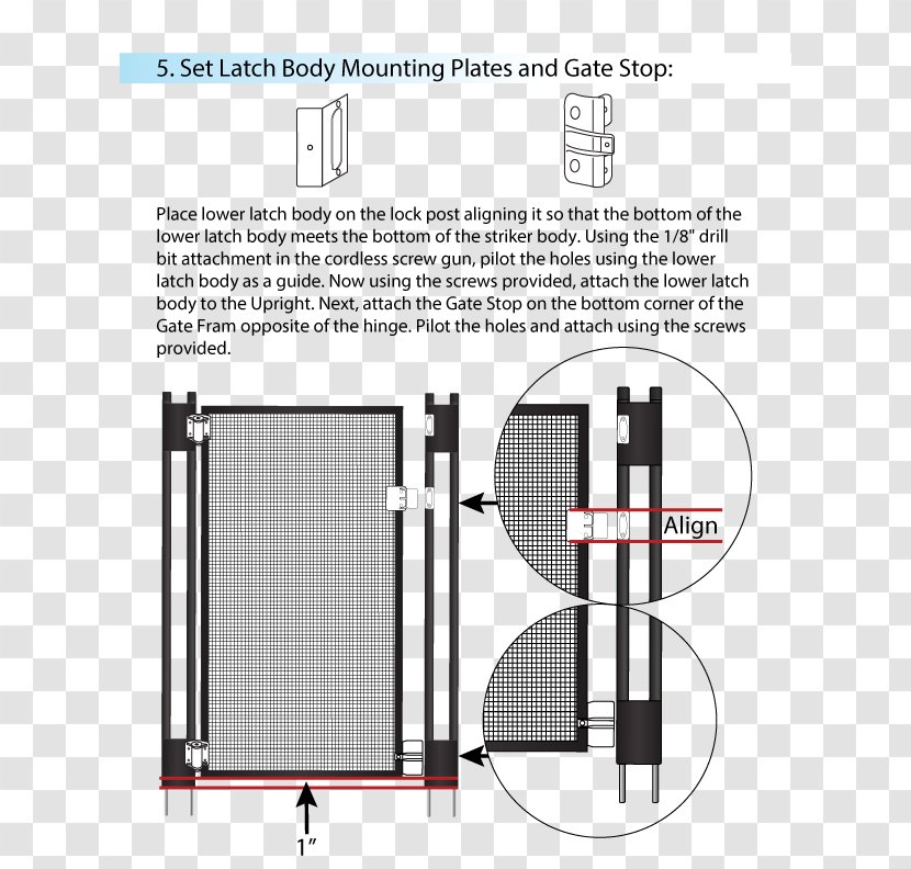 Pool Fence Swimming Pet Gate - Diagram Transparent PNG