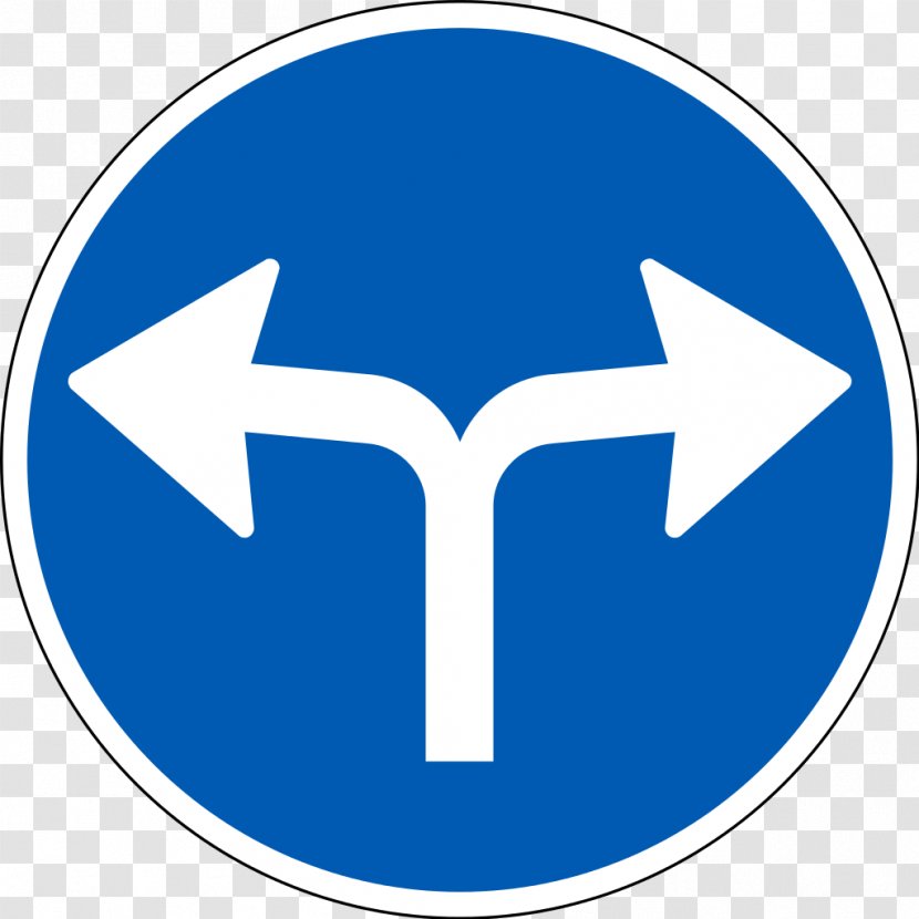 Traffic Sign Direction, Position, Or Indication Mandatory Photography Royalty-free - Road Signs In Denmark Transparent PNG