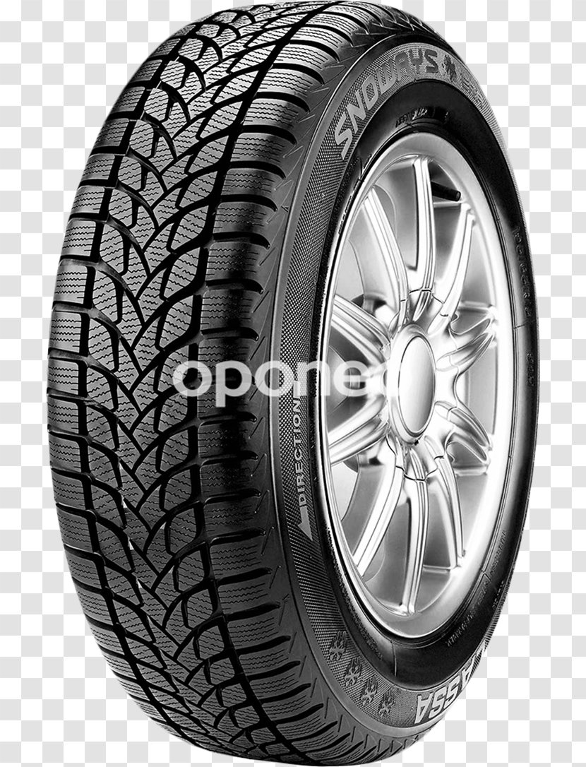 Car Snow Tire Tyre Lassa Wintus 2 8PR 3PMSF Greenways - Tread Transparent PNG