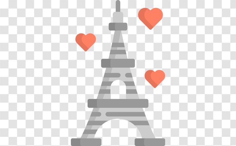 Eiffel Tower - Text - Heart Transparent PNG