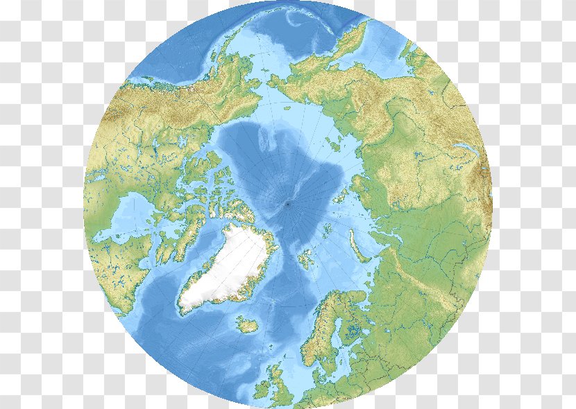 Arctic Ocean Bering Strait Beringia Sea - World Map Transparent PNG