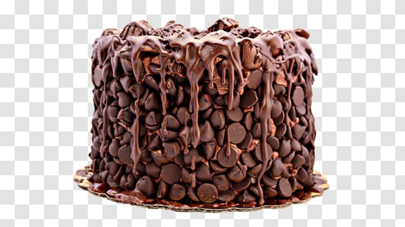 Chocolate Cake Icing Birthday Fudge - Chip Transparent PNG