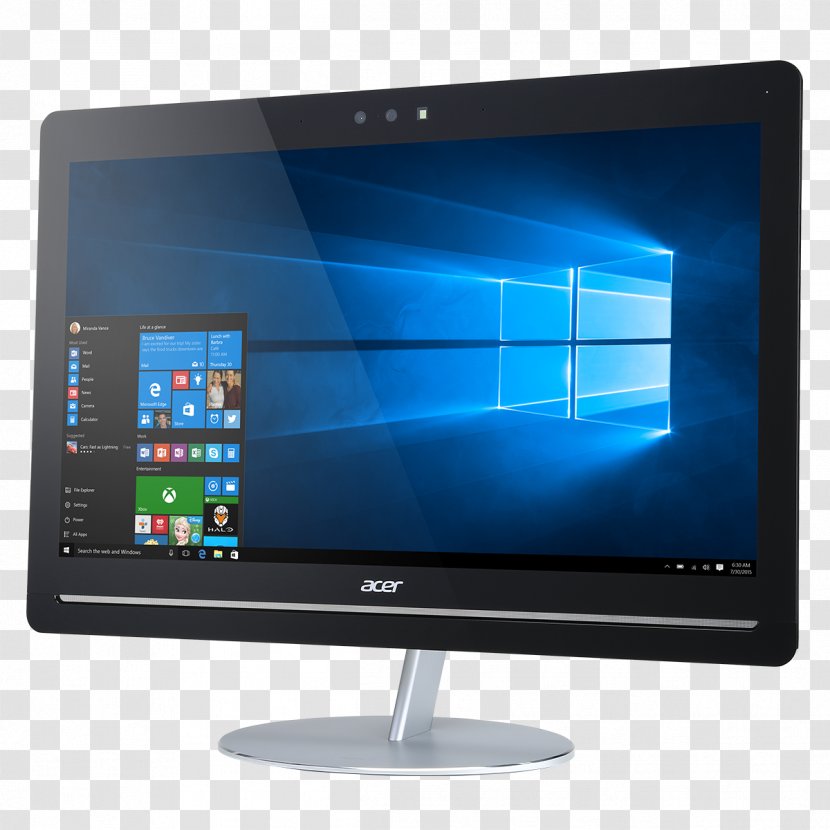 Dell All-in-one Acer Aspire Computer Monitors - Monitor - Bigger Zoom Big Transparent PNG