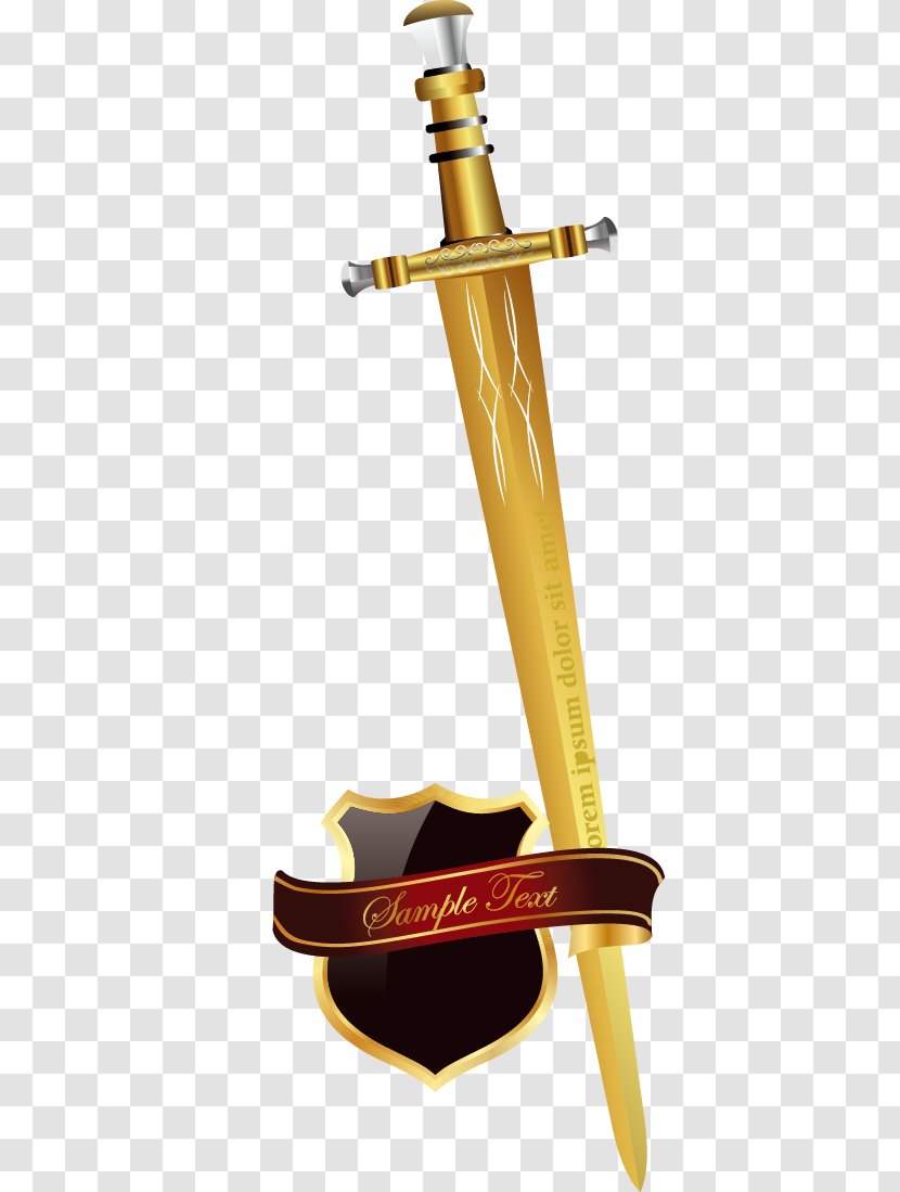 Sword Euclidean Vector - Weapon - Material Transparent PNG