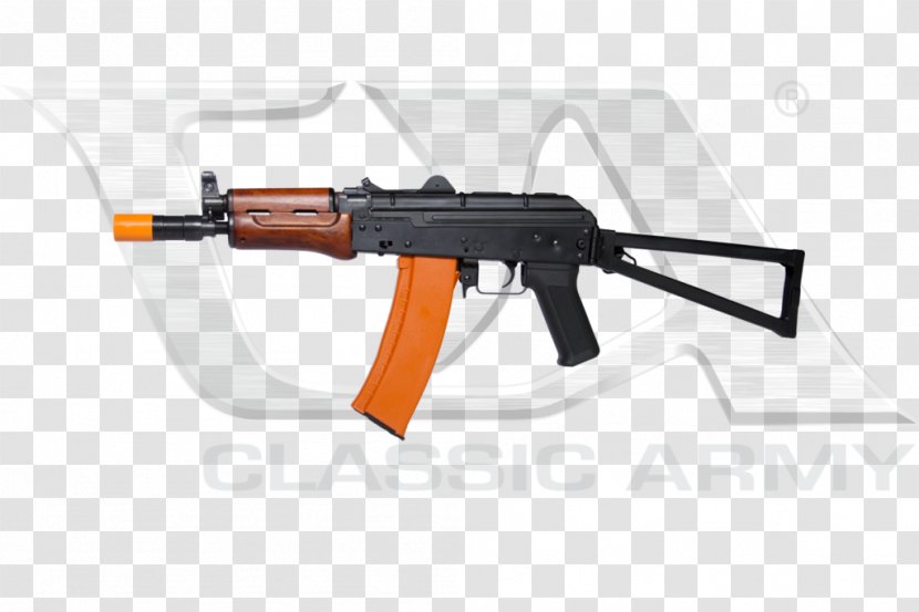 AK-74 Airsoft Guns AKS-74U Classic Army - Cartoon - Ak 47 Transparent PNG