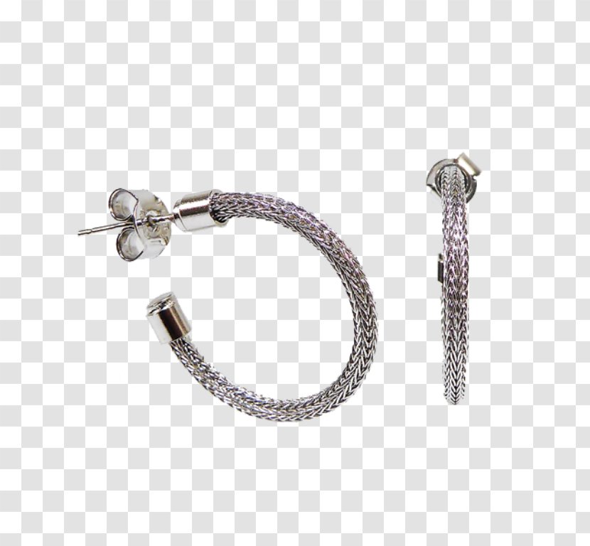Earring Bracelet Silver Body Jewellery - Jewelry Transparent PNG