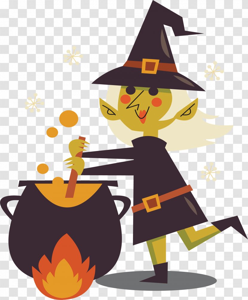 Witch Potion Clip Art - Cartoon - The Who Boils Potions Transparent PNG