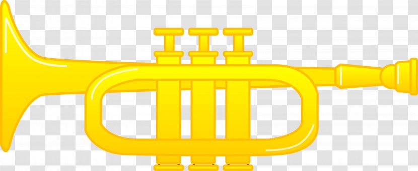 Brass Instruments Trumpet Musical Clip Art - Cartoon Transparent PNG