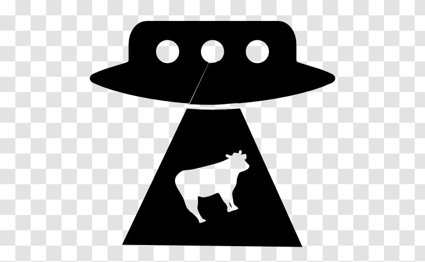 Unidentified Flying Object Alien Abduction Saucer - Black Transparent PNG