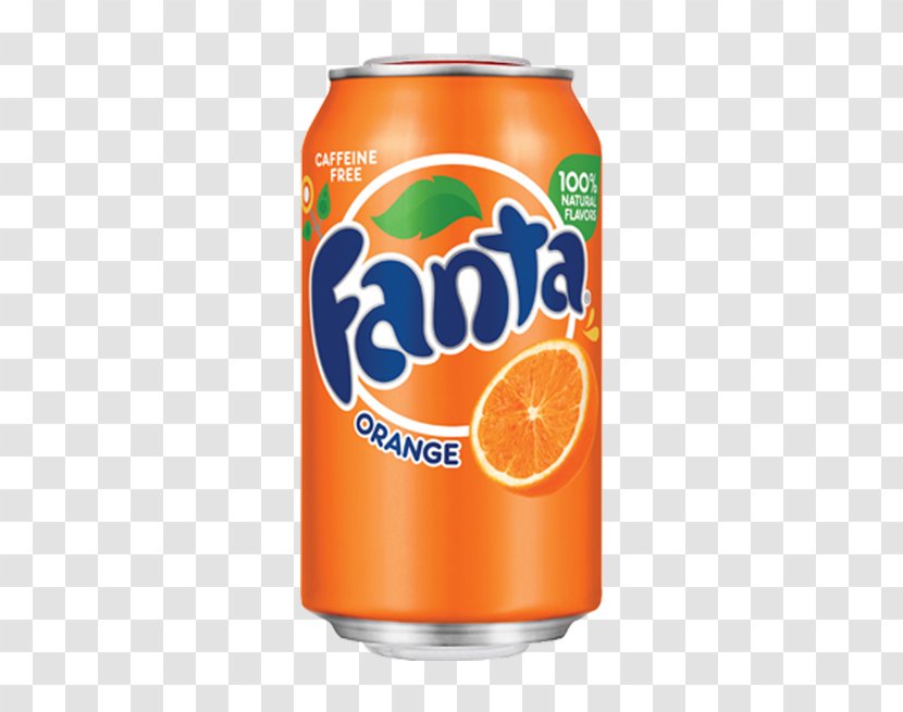 Fanta Fizzy Drinks Orange Drink Soft Sprite - Shopping Cart Transparent Background Transparent PNG
