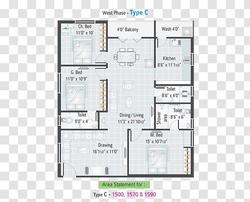 Floor Plan Line - Area - Real Estate Transparent PNG