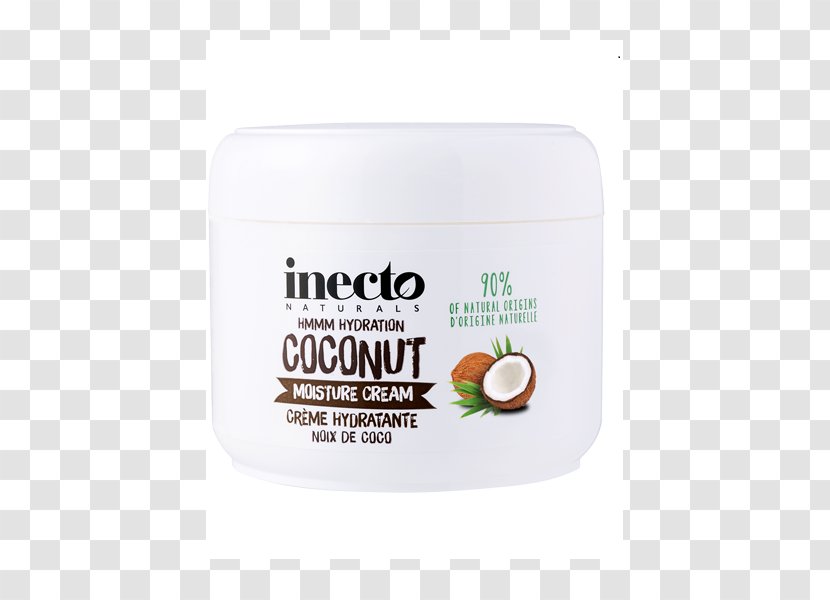 Cream Lotion Coconut Oil Moisture Transparent PNG